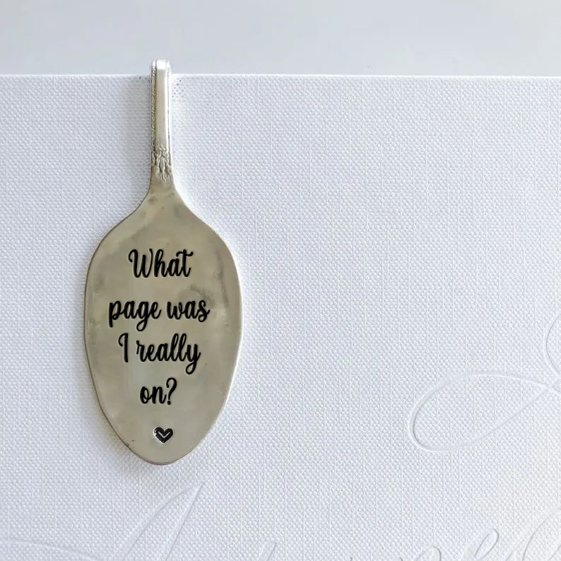 🎄Christmas Promotion🎄Funny Spoon Bookmark -the perfect gift for a bookworm