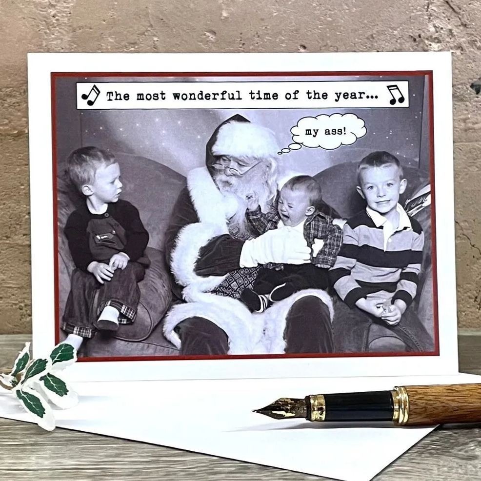 Funny Vintage Photo Greeting Card