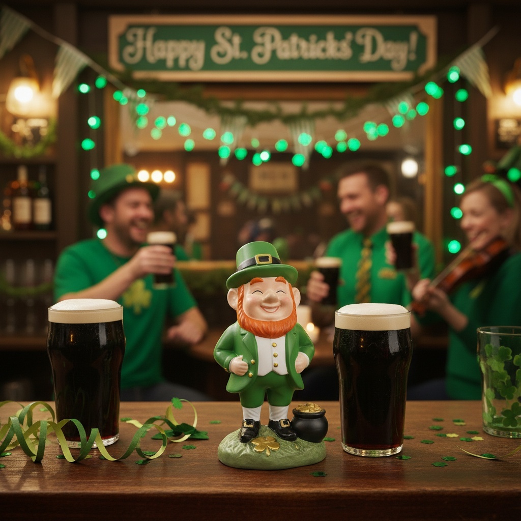 Lucky Leprechaun Figurine – A Symbol of Irish Charm, Joy & Good Fortune