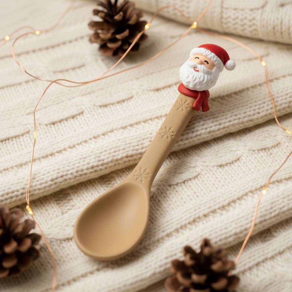 Christmas Food-Grade Silicone Spoon Set