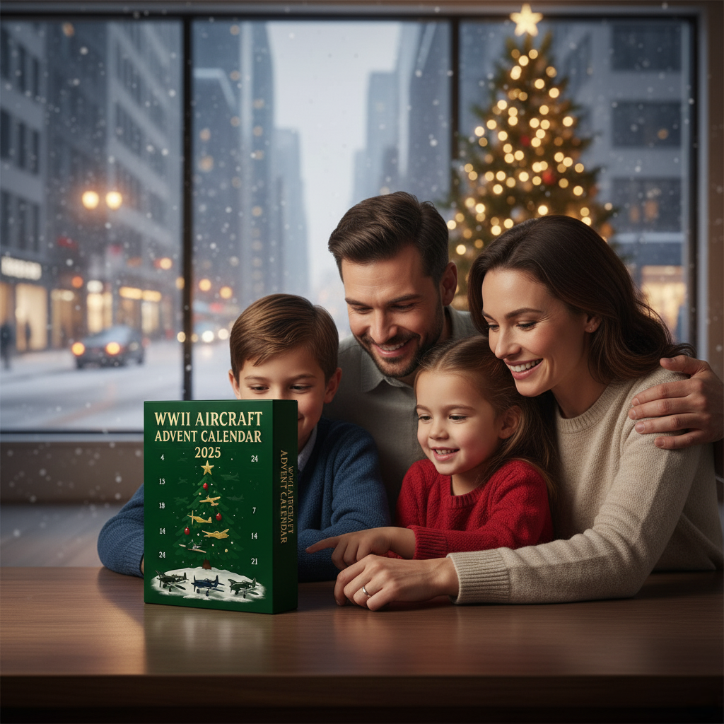 WWII Aircraft Advent Calendar — 24 Mini Warbirds to Unbox (2025 Edition) ✈️🎄