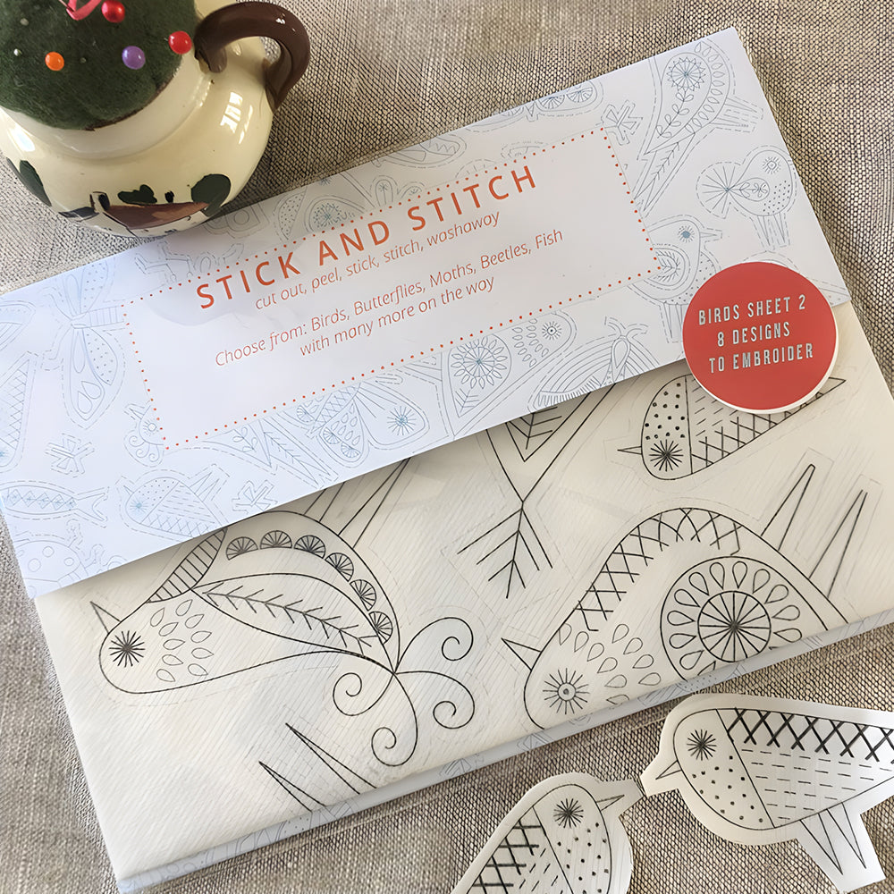 DIY Water Soluble Embroidery Transfers