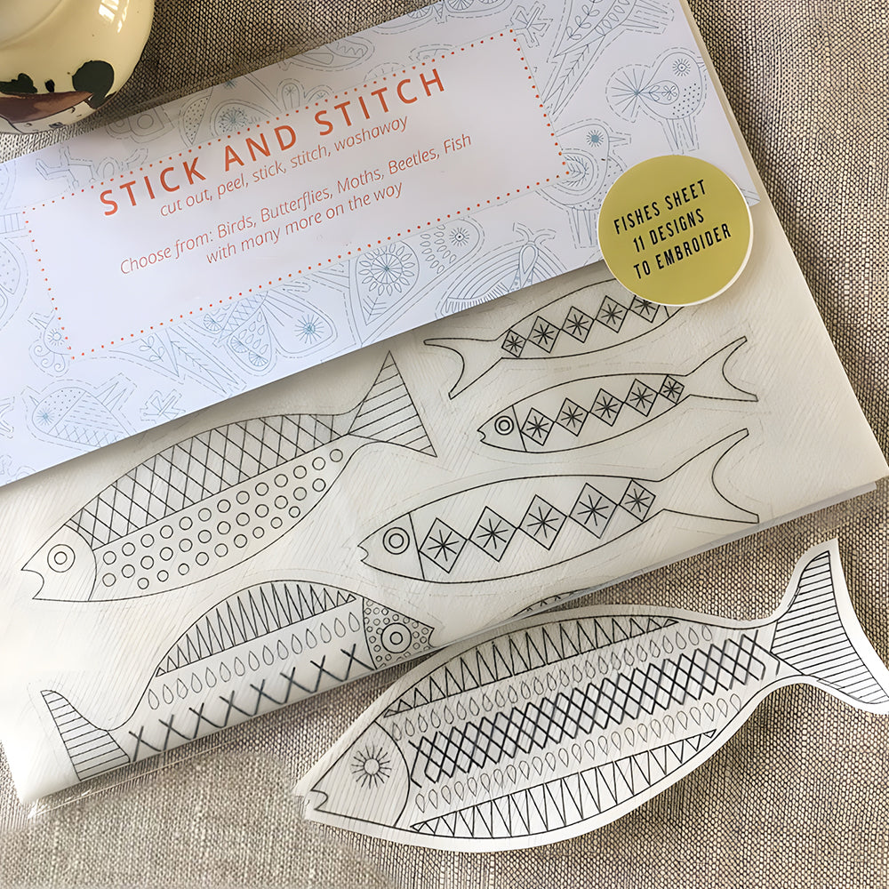 DIY Water Soluble Embroidery Transfers