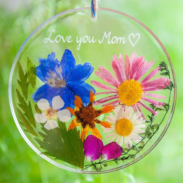🎁Gift for Mother's day🎁Mother's Day Resin Wreath Hanging Decoration