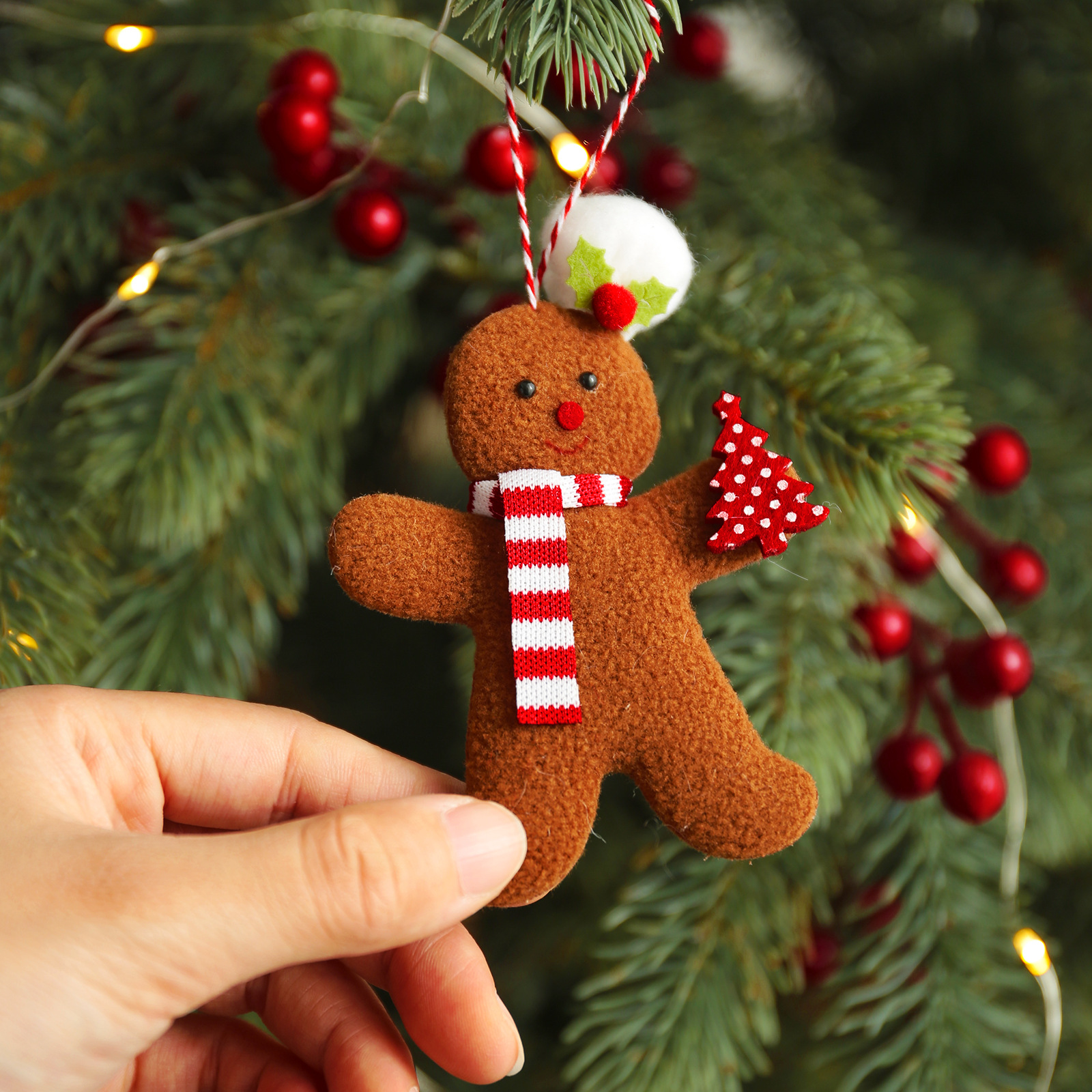 🎄Felt Gingerbread Man Ornaments