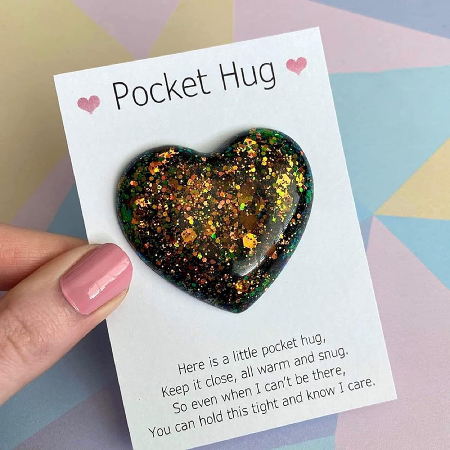 💖Keepsake Gift🎁Pocket Hug Heart