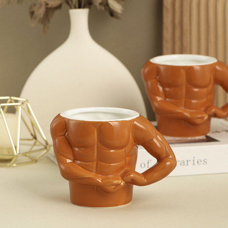 💪 Muscle Greeting Cup – The Boldest Way to Drink Your Coffee