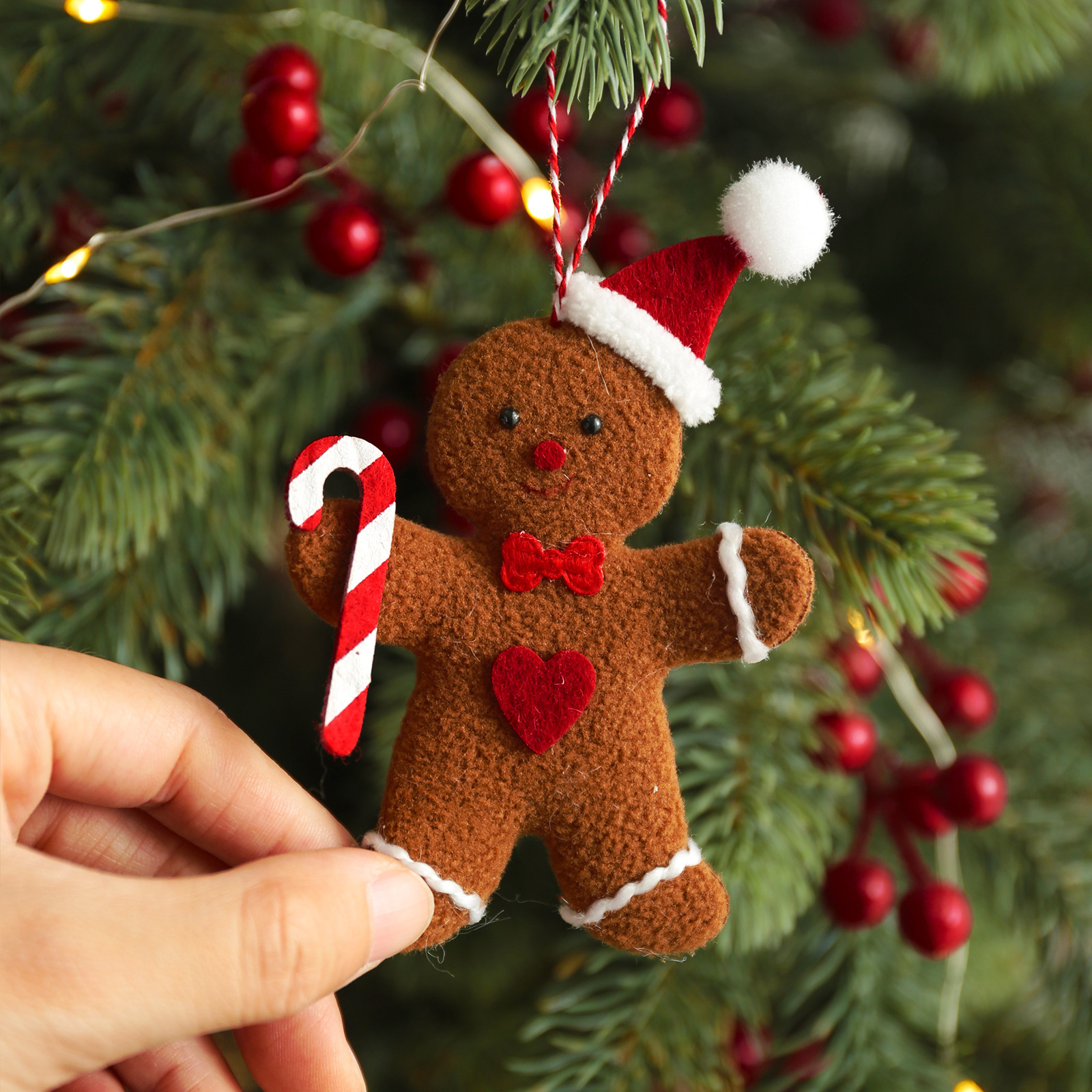 🎄Felt Gingerbread Man Ornaments