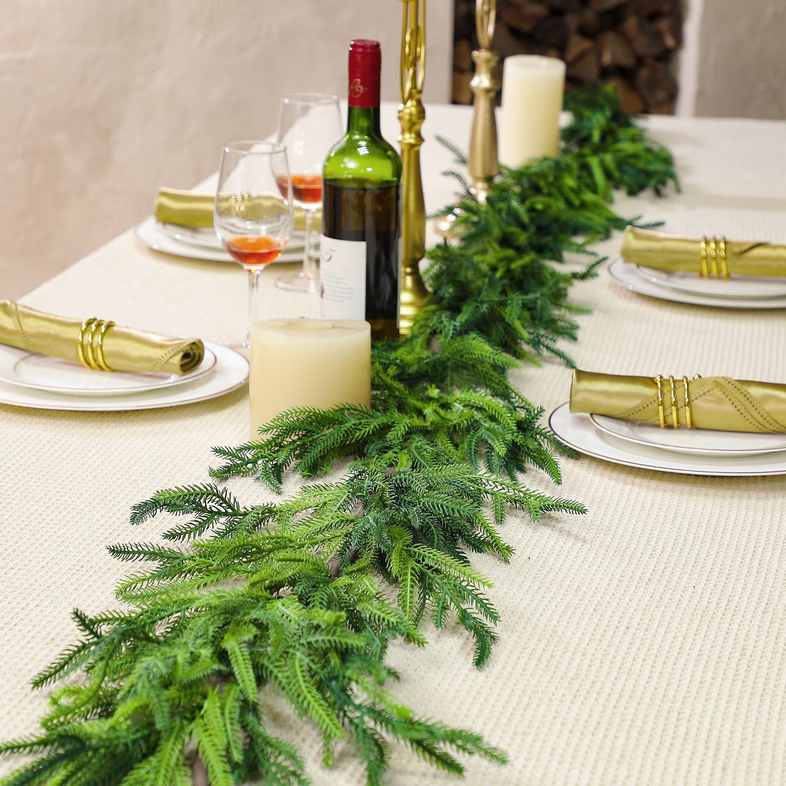 🌲Real-touch Cedar Evergreen Artificial Christmas Garland