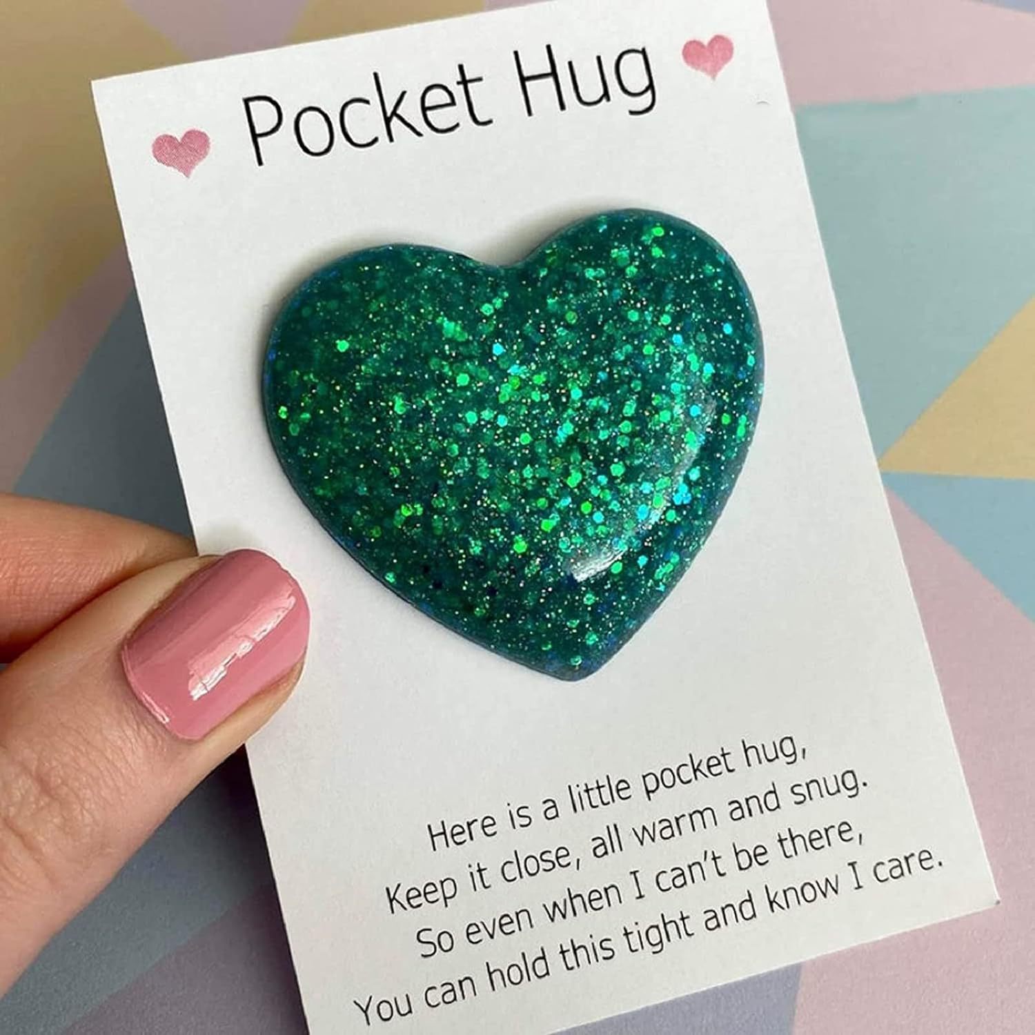 💖Keepsake Gift🎁Pocket Hug Heart