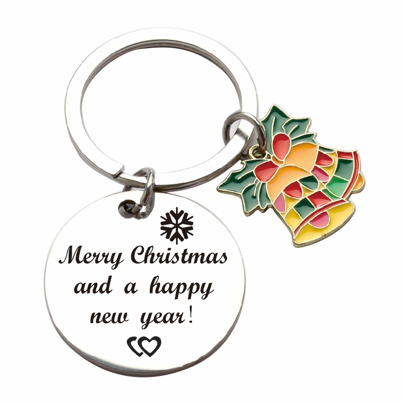 🎁🎄Christmas Stainless Steel Engraving Keychain