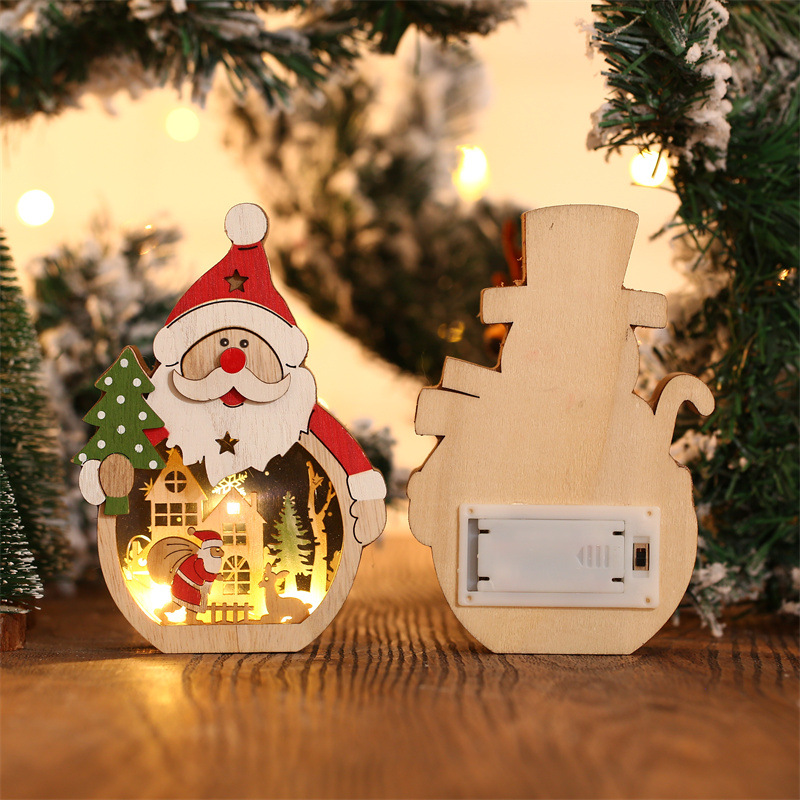 🔥Christmas hot sale--🎅⛄Santa Claus And Snowman Luminous Ornaments