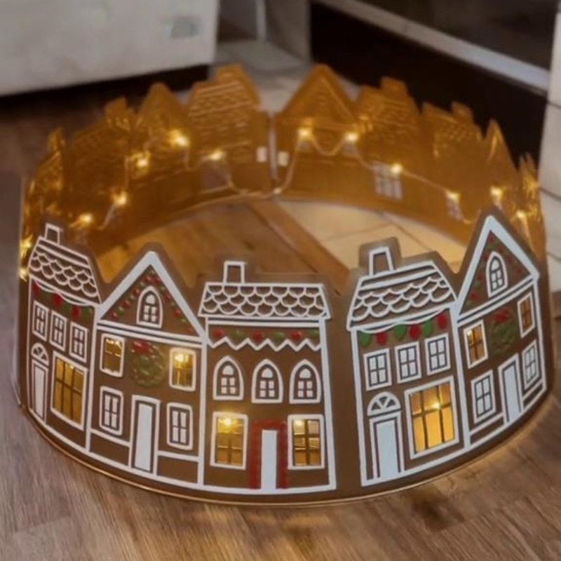 Christmas Pre-Sale 50% OFF🎄LED Gingerbread Christmas Tree Collar