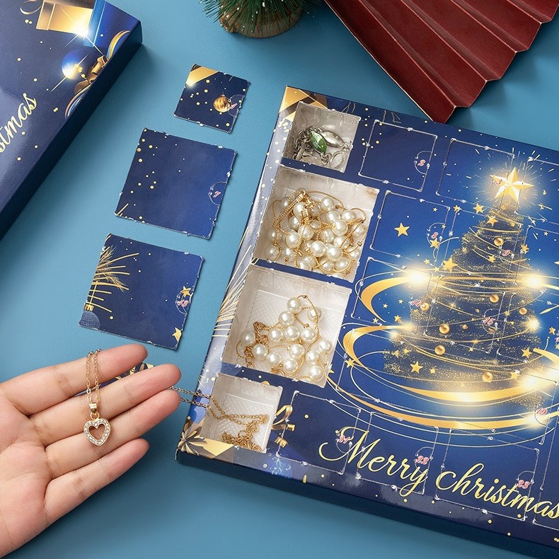 🎄 Christmas Jewelry Advent Calendar – Countdown with Style 🎄