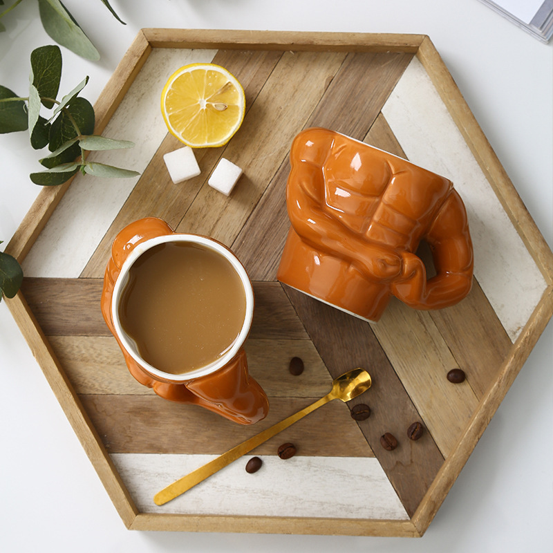 💪 Muscle Greeting Cup – The Boldest Way to Drink Your Coffee
