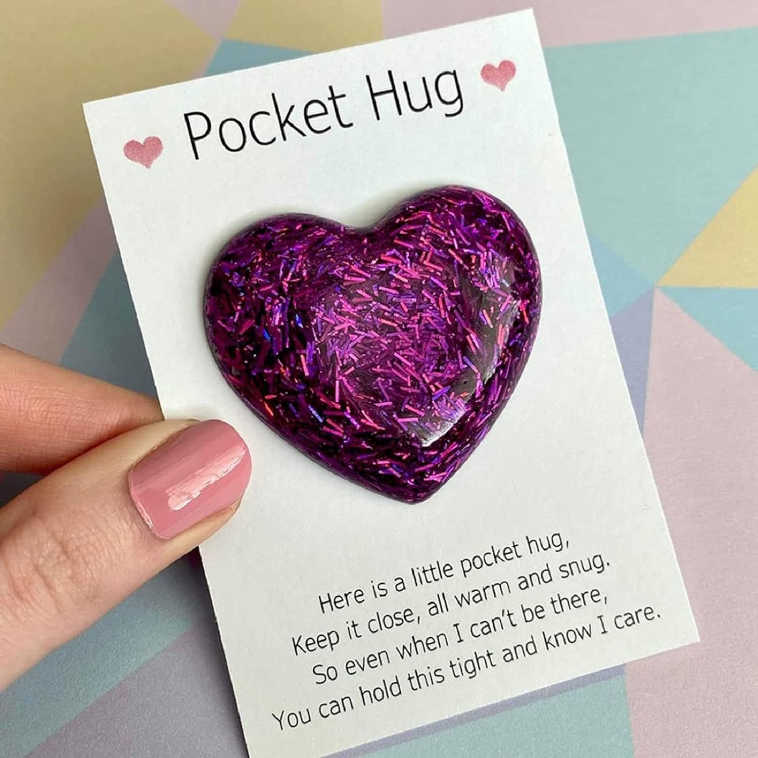 💖Keepsake Gift🎁Pocket Hug Heart