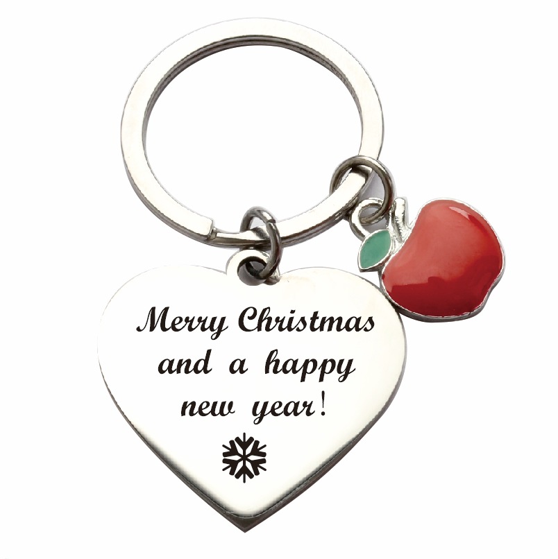 🎁🎄Christmas Stainless Steel Engraving Keychain
