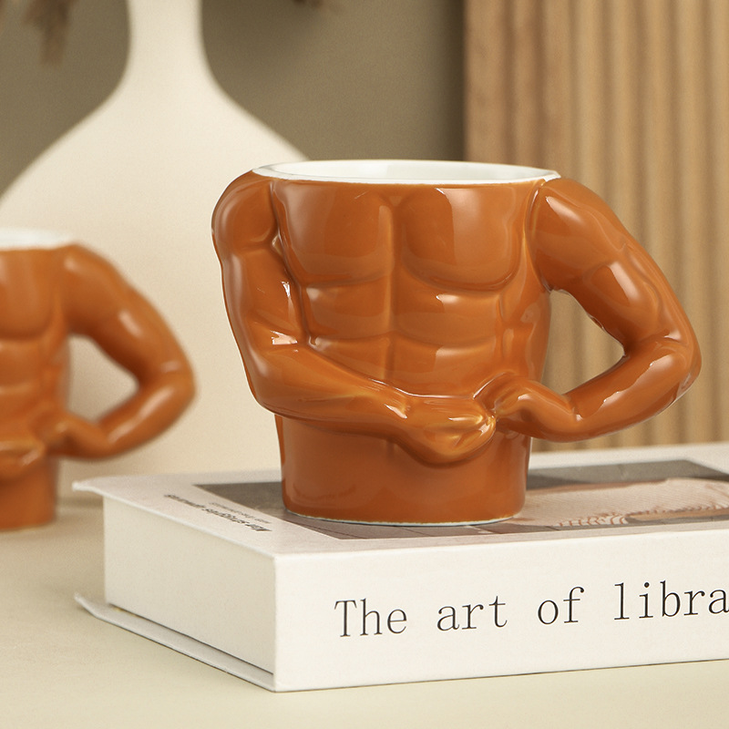 💪 Muscle Greeting Cup – The Boldest Way to Drink Your Coffee