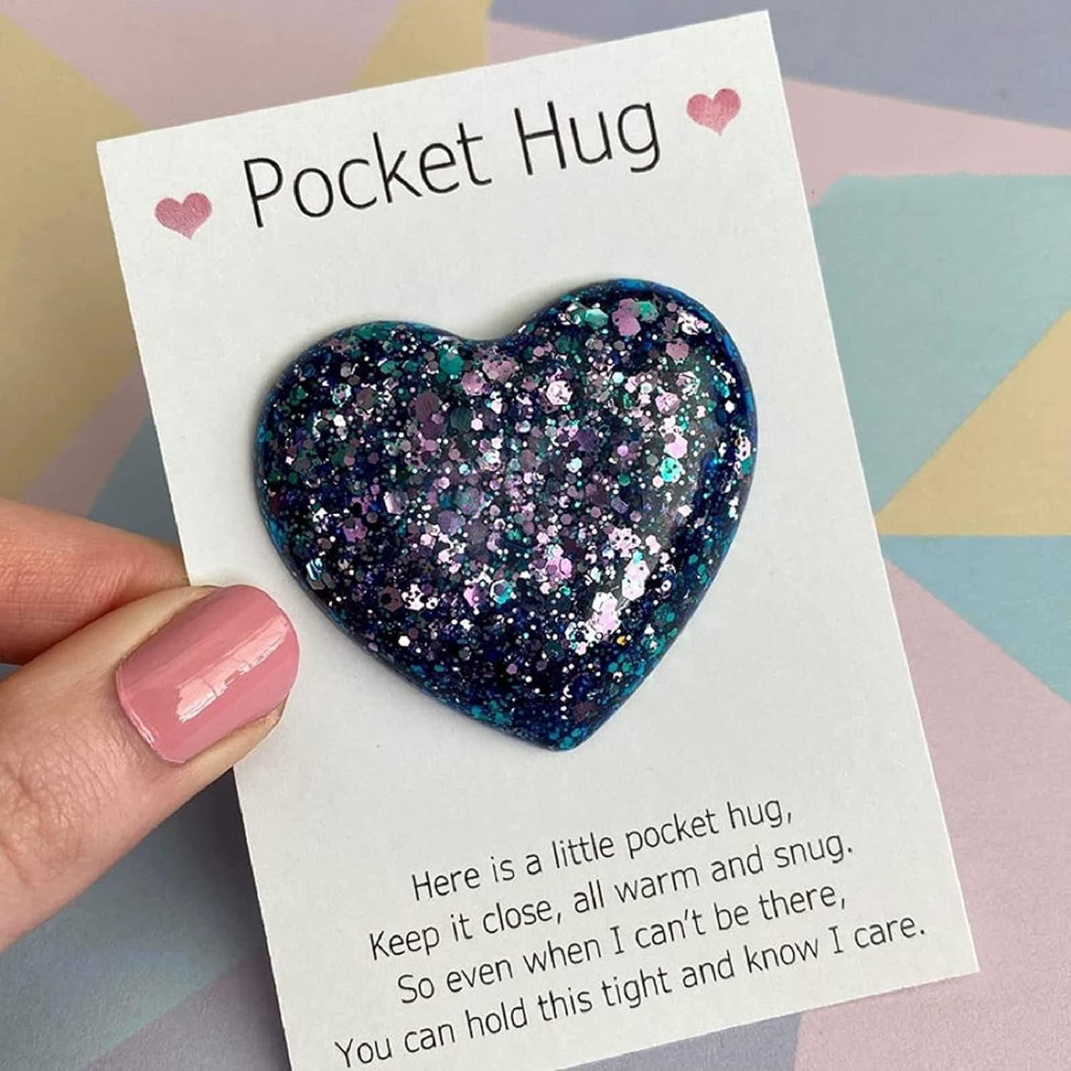 💖Keepsake Gift🎁Pocket Hug Heart