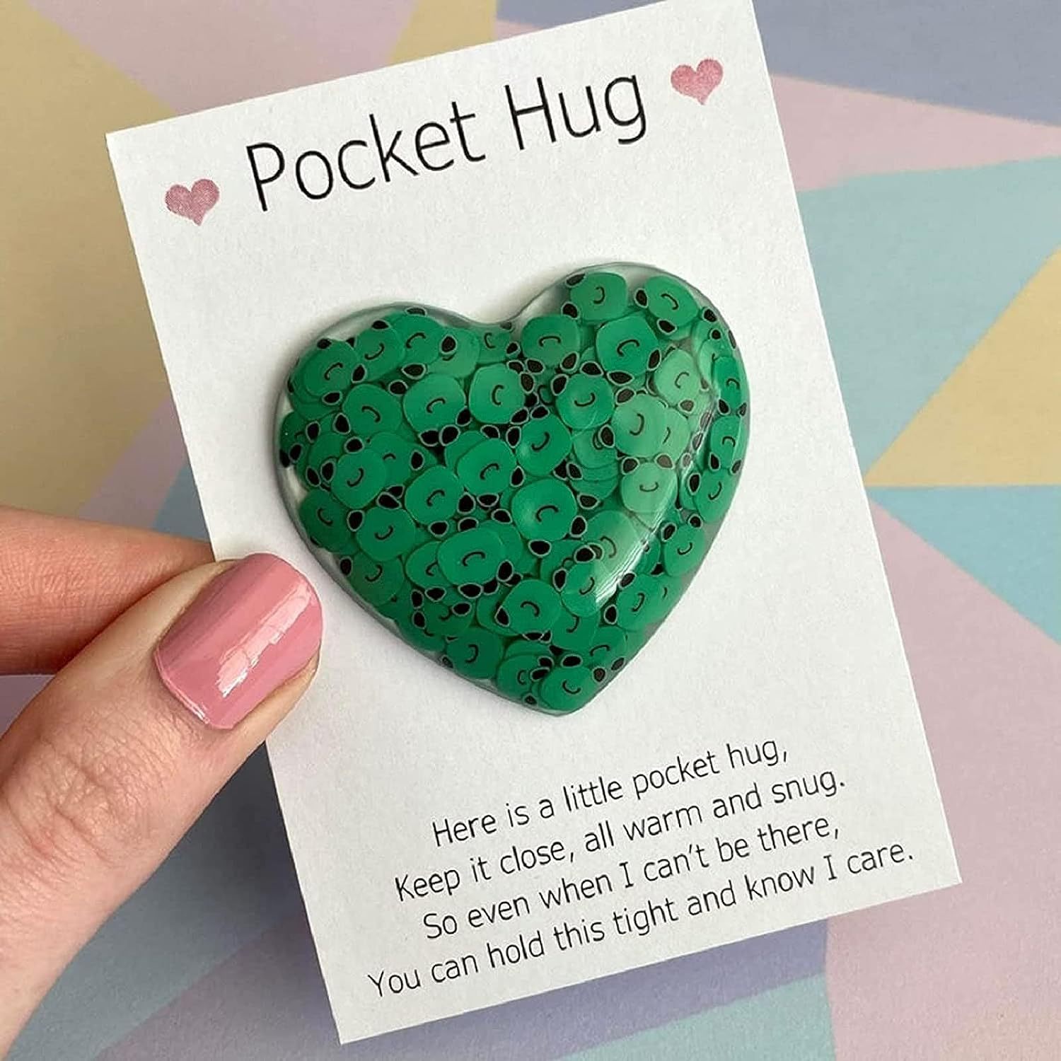 💖Keepsake Gift🎁Pocket Hug Heart