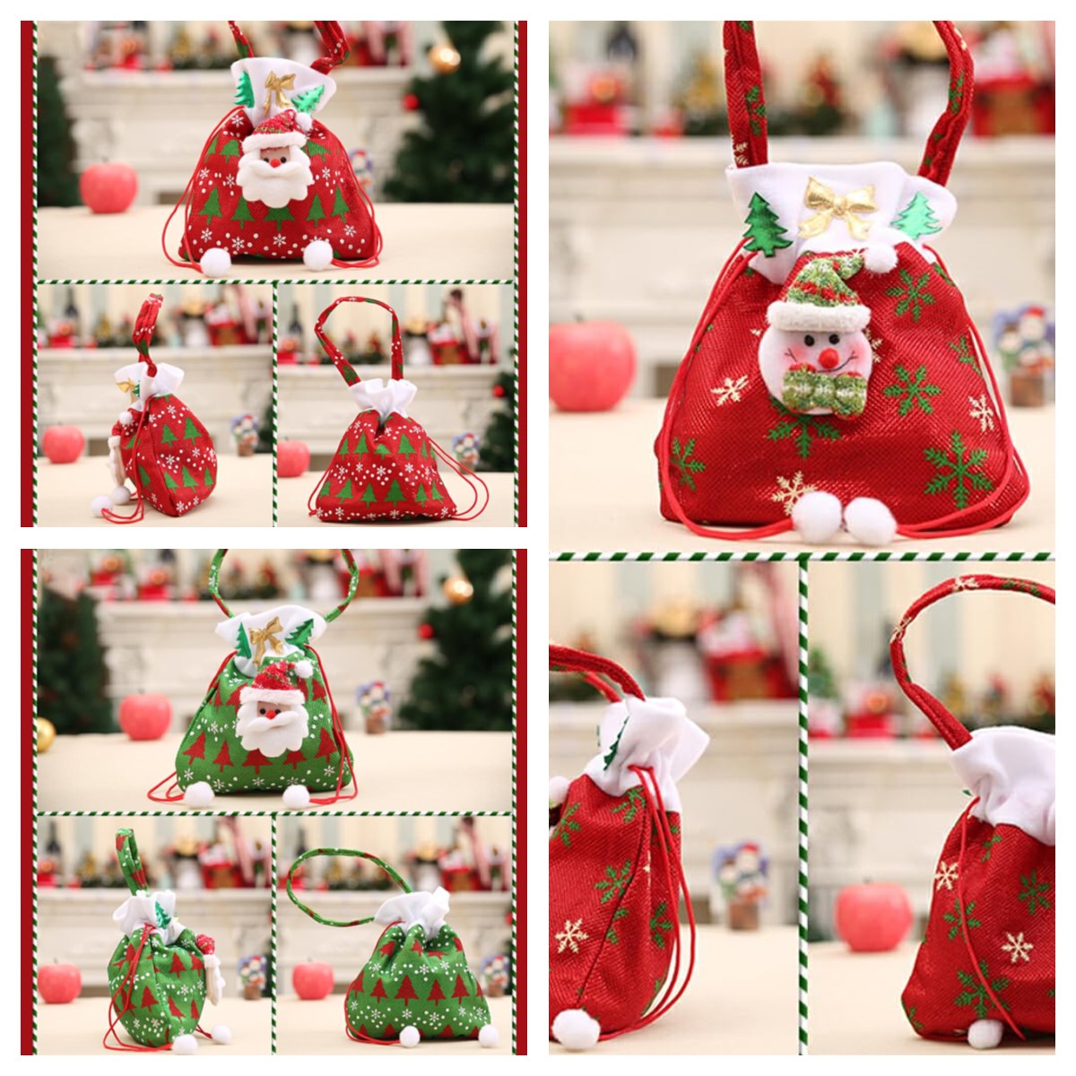 Christmas Tote Gift Bags