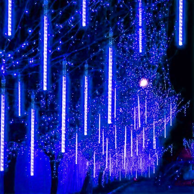 🎄LED Meteor Shower Rain Lights for Christmas & Party Decoration