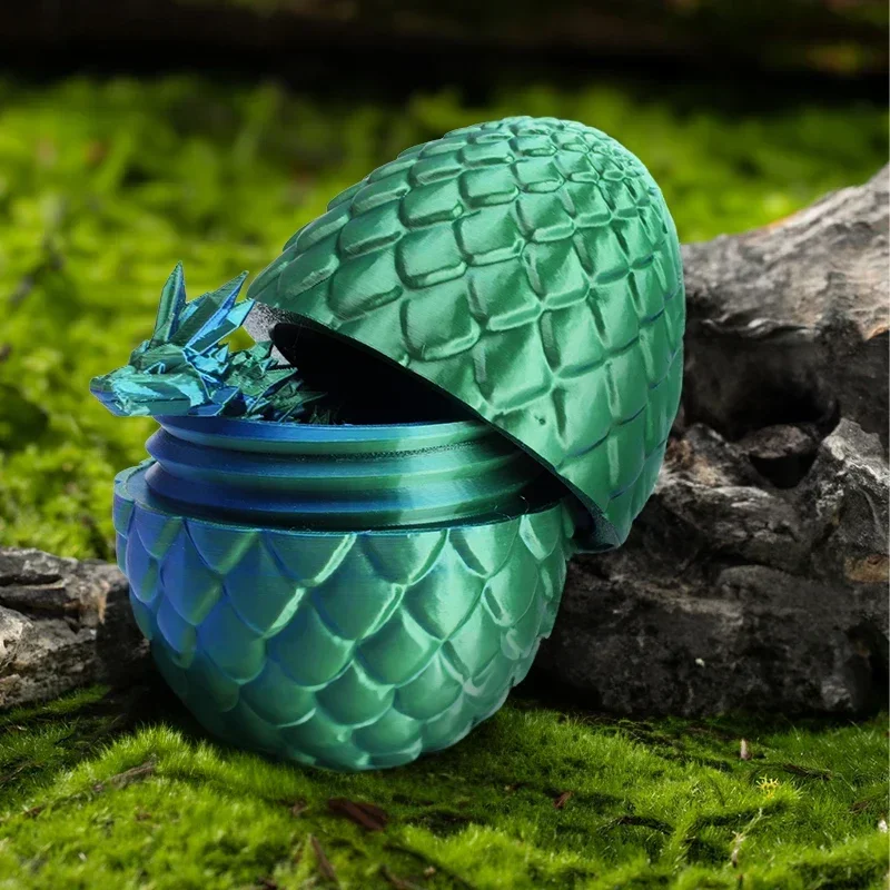 Mythical Pieces 3D-Printed Arculated Laser Crystal Dragon