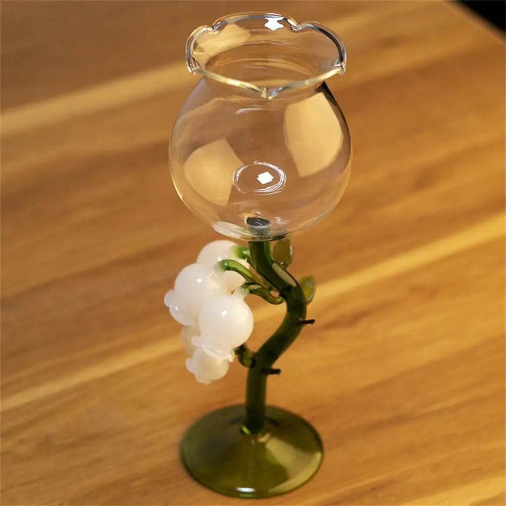 🍷Bell Orchid Wine Glass