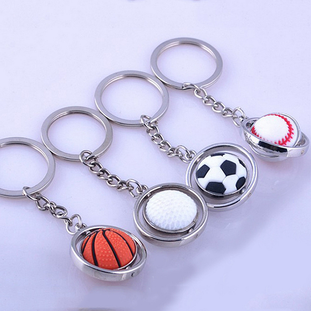 3D Rotating Mini Ball Keychain