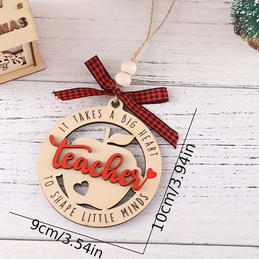 💖Apple Love Teacher Pendant🎁