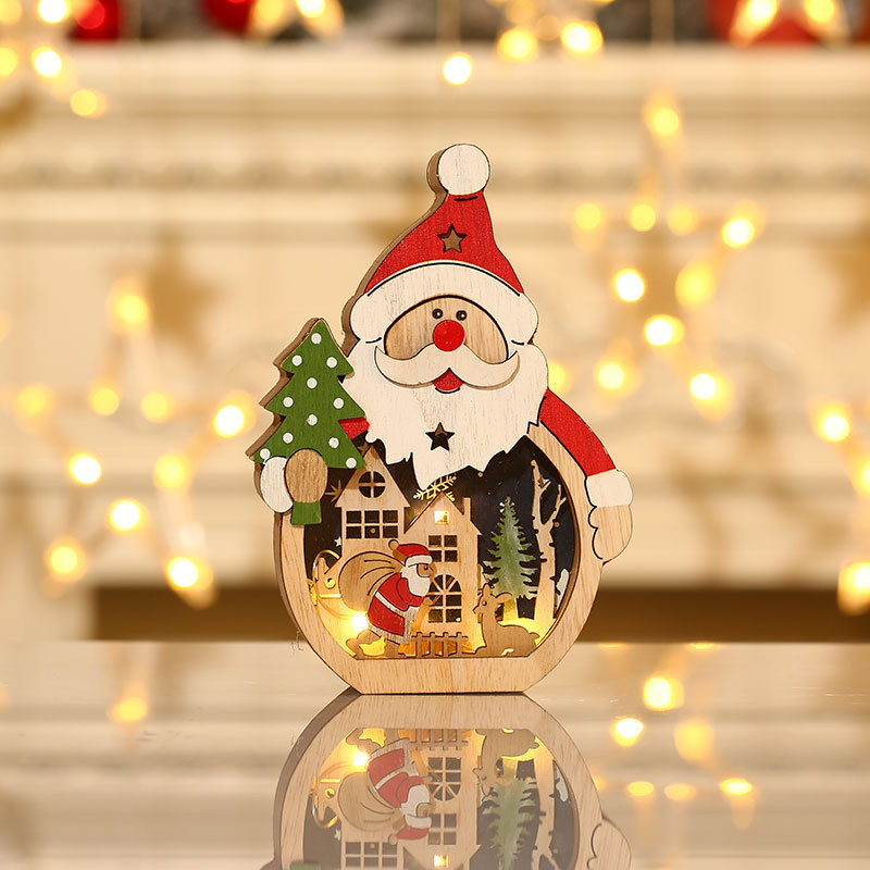 🔥Christmas Hot Sale--🎅⛄Santa Claus And Snowman Luminous Ornaments