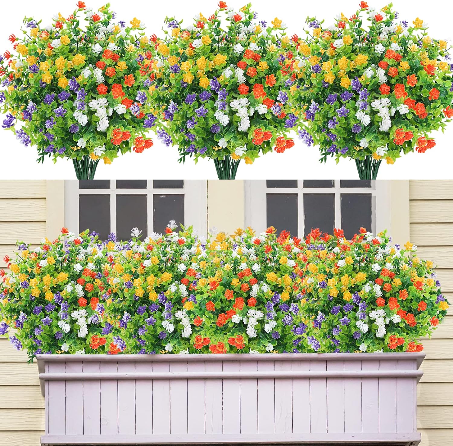 outdoor artificial flowers