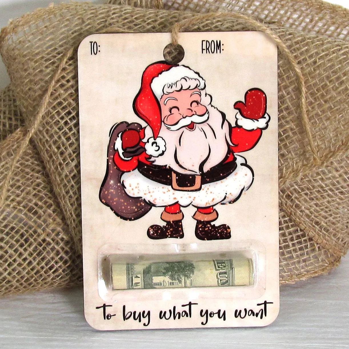 🎁🎅2024 CHRISTMAS GIFT--💸Santa Christmas Money Holders