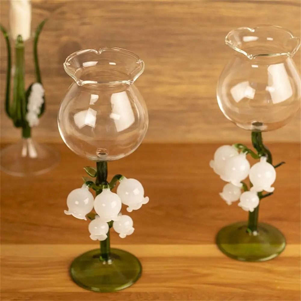 🍷Bell Orchid Wine Glass
