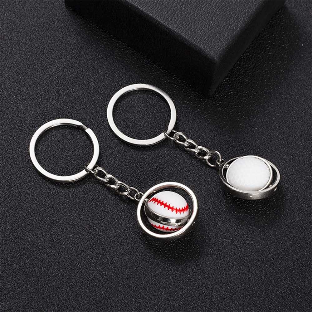 3D Rotating Mini Ball Keychain