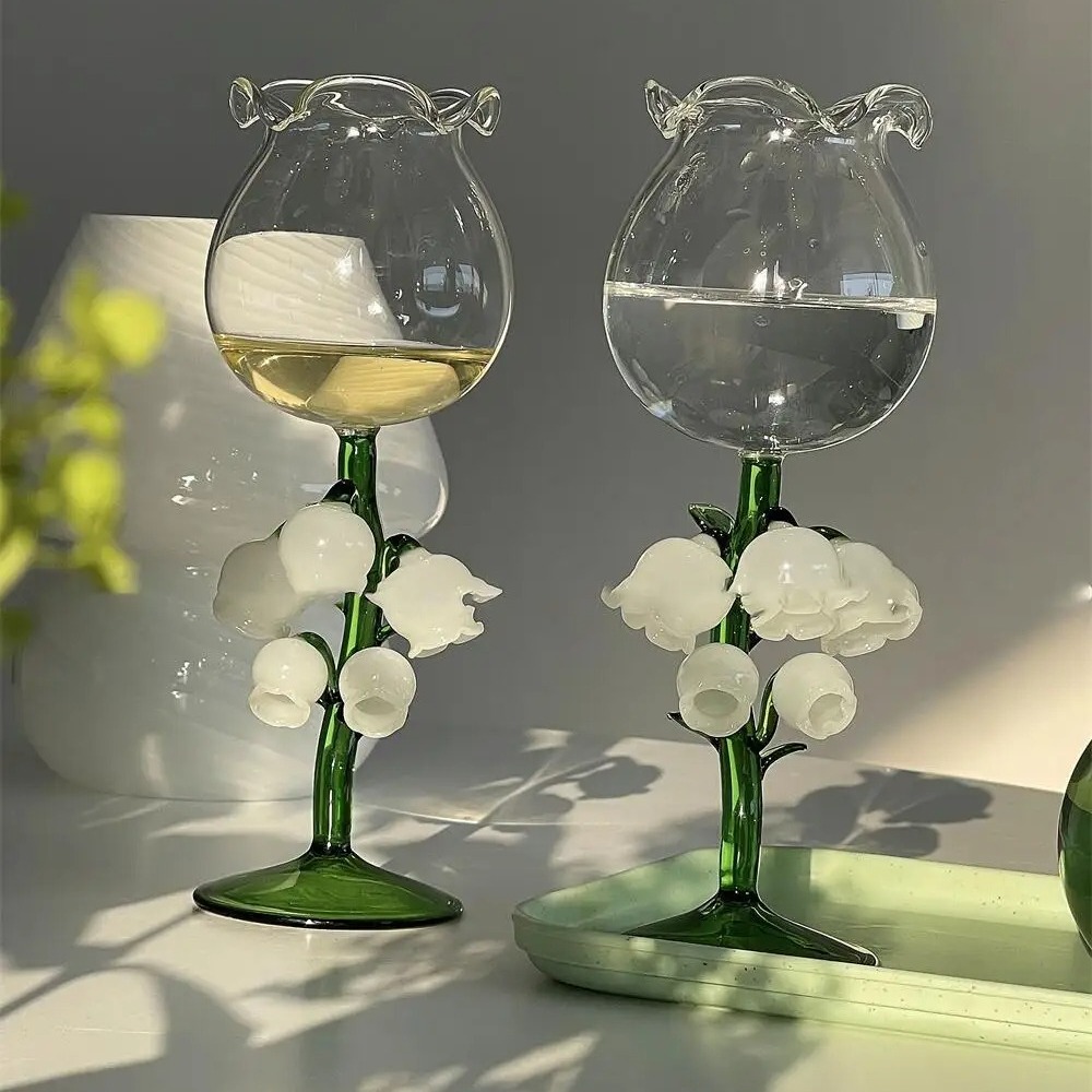 🍷Bell Orchid Wine Glass