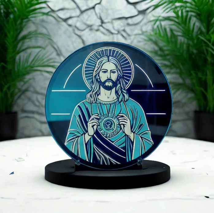 Cyber Jesus Acrylic Ornament