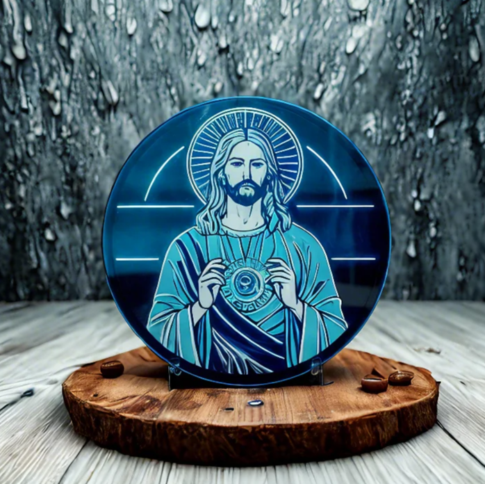 Cyber Jesus Acrylic Ornament