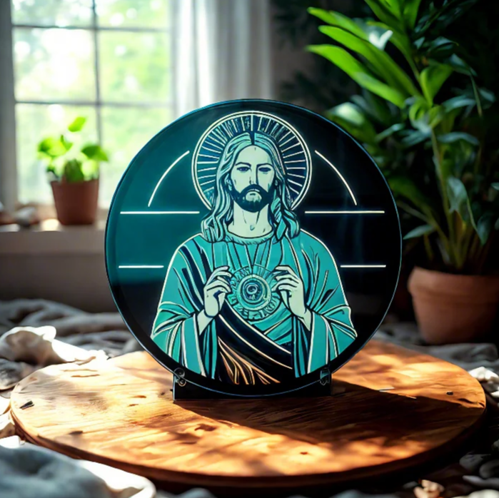 Cyber Jesus Acrylic Ornament