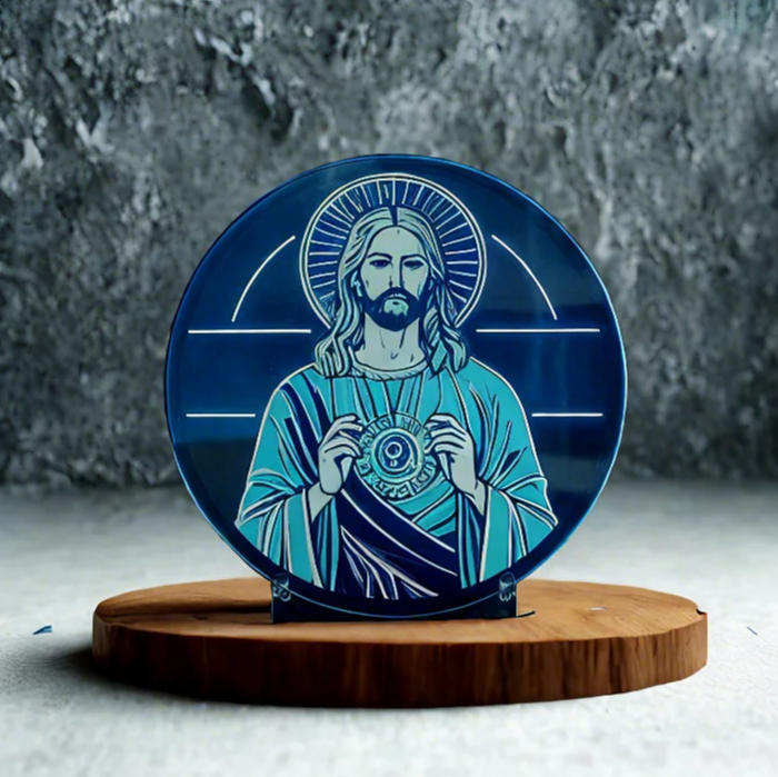Cyber Jesus Acrylic Ornament