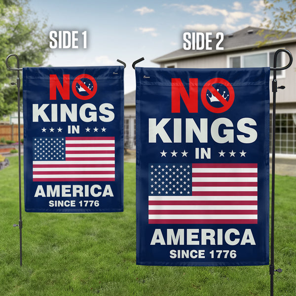 "No Kings In America" Flag - Declare Your Freedom!