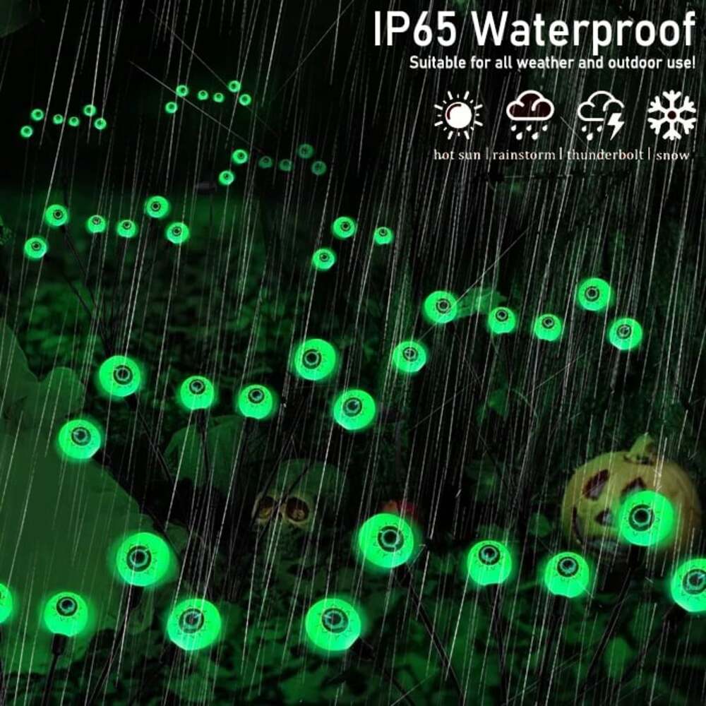 Halloween Outdoor Solar Eyeball Lights