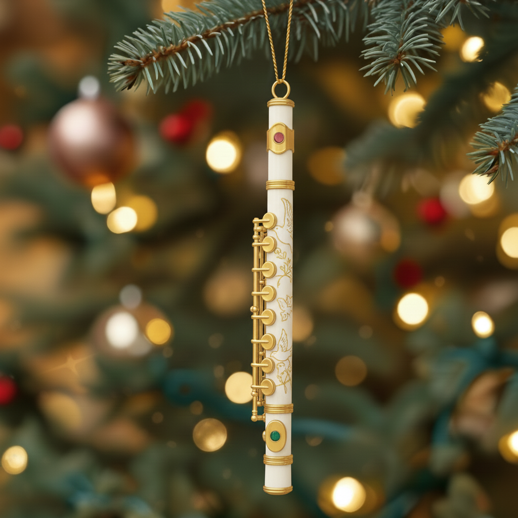 Golden Symphony - Christmas Ornaments Set