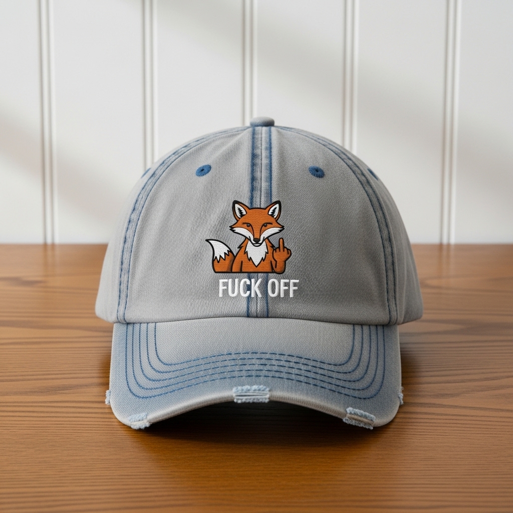 Rebel Animal Embroidered Caps