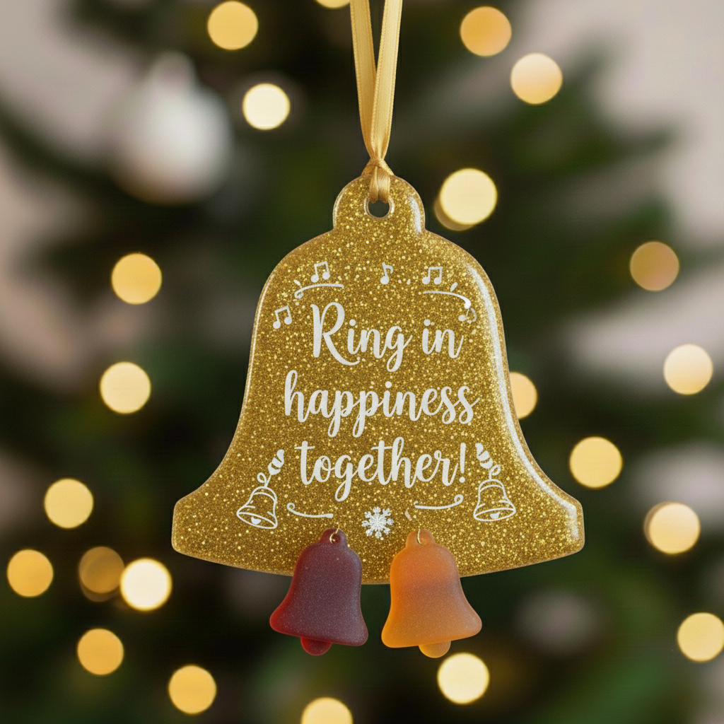 Friendship & Joy Sea Glass Ornaments