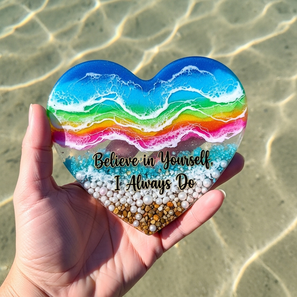 Resin Ocean Hearts