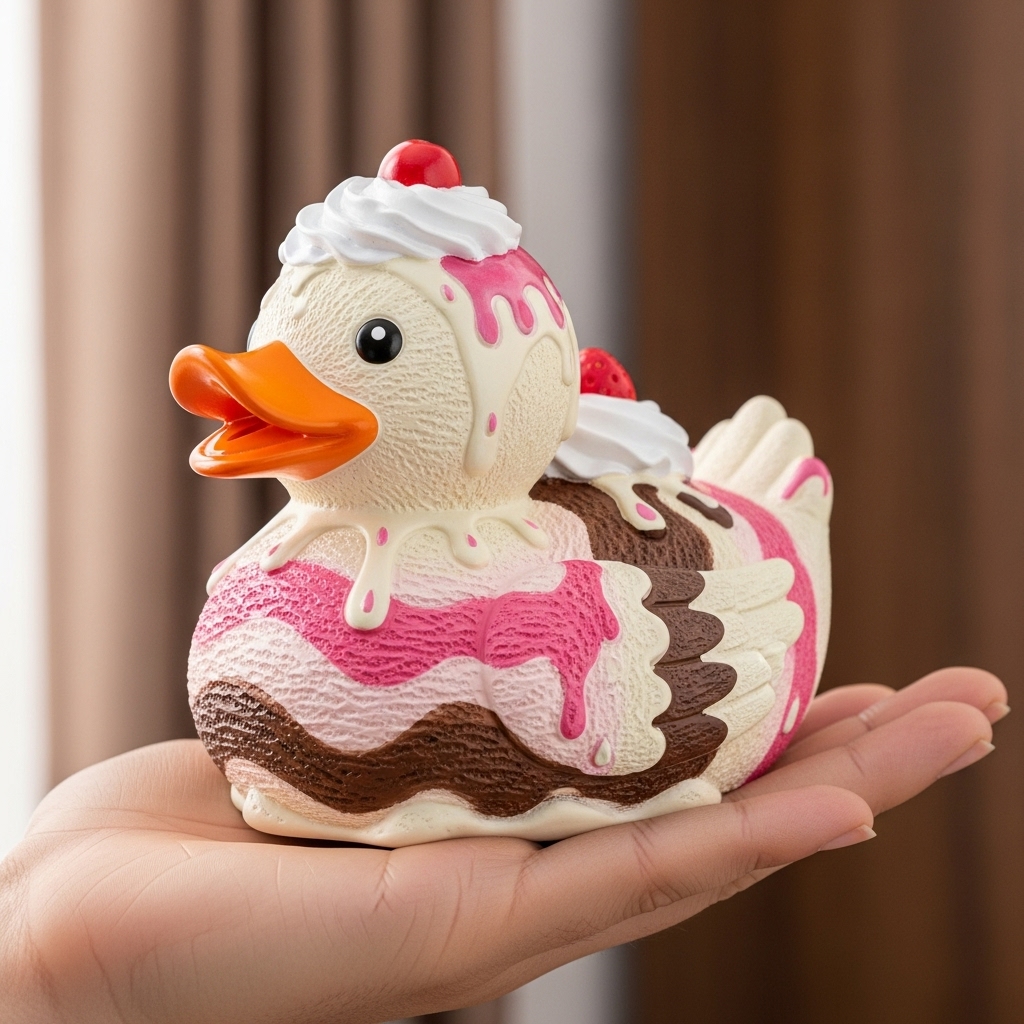 🥧Whimsical Dessert Duck Figurines🦆