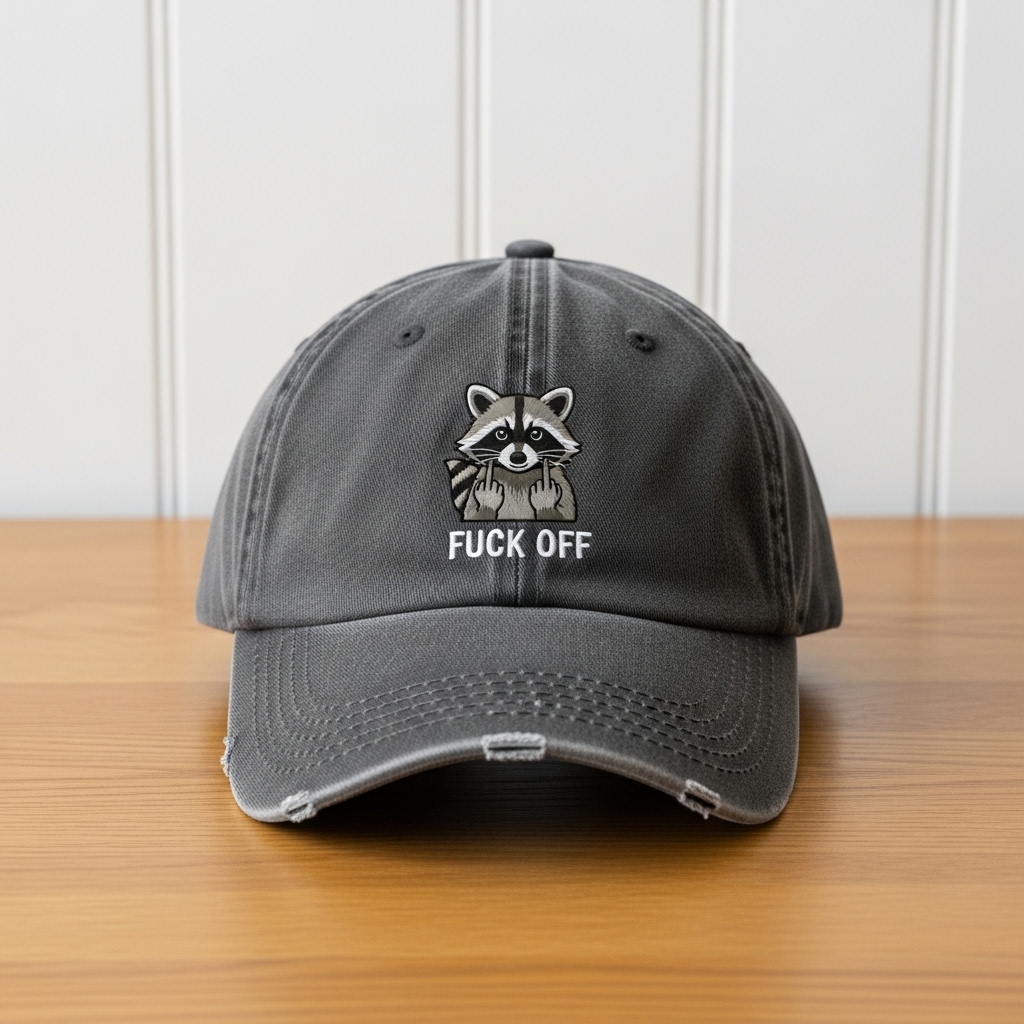Rebel Animal Embroidered Caps