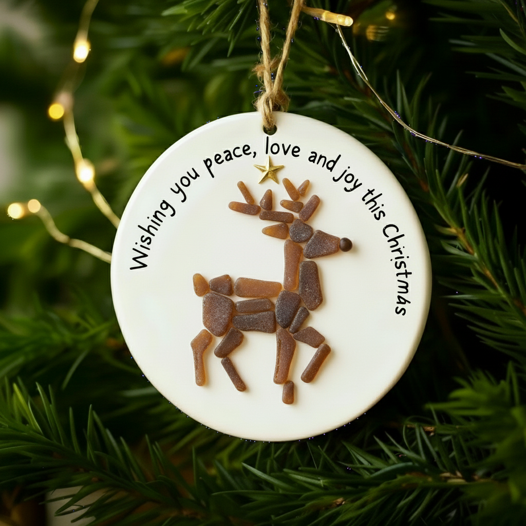 SeaGlass Christmas Blessings Ornament Series 🌊🎄✨