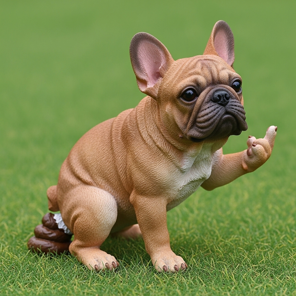 😜Cheeky Poo Doggie Statues